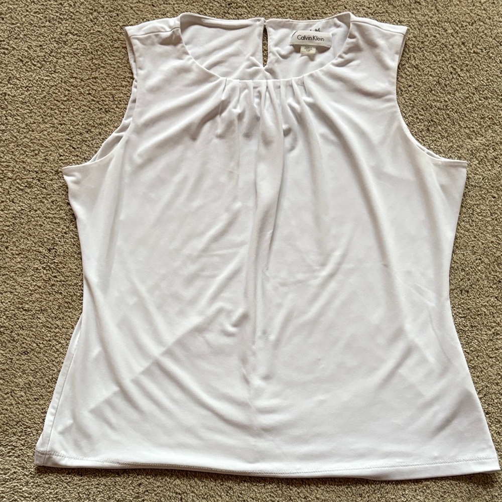 Calvin Klein Women's Classic White Blouse